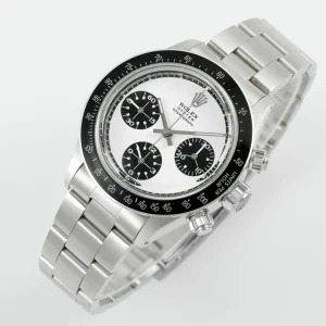 Rolex Replica Vintage Daytona Swiss 7750 Automatic Movement With White&Black Dial
