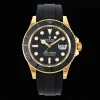Rolex Replica Yachtmaster 42mm Gold Rubber Strap Watches