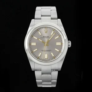 Rolex Replica Oyster Perpetual 41mm Silver Dial Automatic Watches