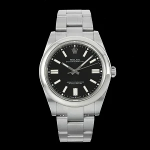 Rolex Fake Oyster Perpetual 41mm Black Dial Automatic Watches