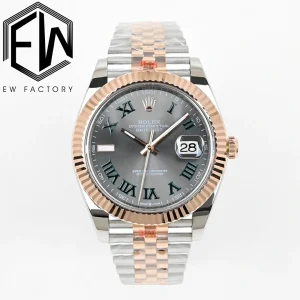 Rolex Replica Datejust 41mm Gray Dial Automatic Stainless Steel Watches