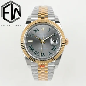 Rolex Replica Datejust 41mm Gray Dial Automatic Stainless Steel Watches