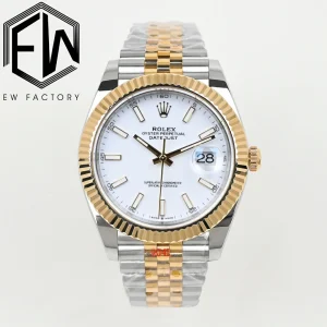 Rolex Replica Datejust 41mm White Dial Automatic Stainless Steel Watches