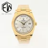 Rolex Replica Day-Date Steel White Dial 40mm Steel Bracelet Watches