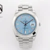 Rolex Day-Date Steel Blue Dial 40mm Steel Bracelet Replica Watches