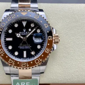 New Replica Rolex GMT-Master II in stainless steel and yellow gold
