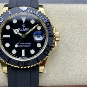 Replica Rolex New Yacht 42mm Yacht-Master in Black Dial