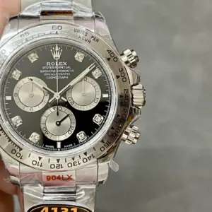 Best Replica Rolex Cosmograph Daytona 116520 White with Black Sub-dials