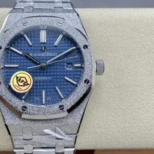 Replica Audemars Piguet Royal Oak Frost 15410 Blue Dial Watch