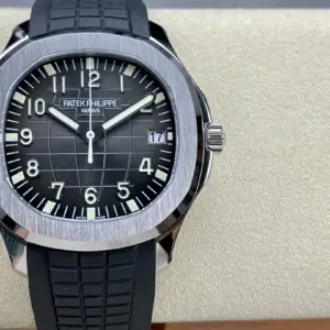 Replica Patek Philippe Aquanaut 5167 - Black Dial and Rubber Strap