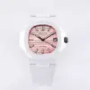 Replica AET Remould Patek Philippe Ceramic Pink Dial