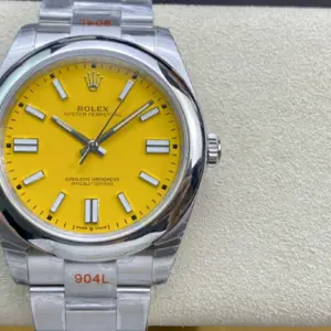 Replica Rolex Oyster Perpetual 41 Yellow Dial 124300