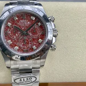 Replica Rolex Cosmograph Daytona with a red pomegranate watch