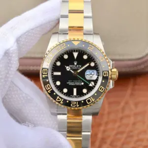 Replica 18K Gold/Steel Rolex GMT-Master II 126711CHNR-1:1 Superclone Automatic
