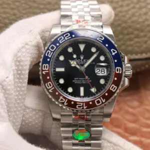 Replica Rolex GMT-Master II 126710BLRO-1:1 904L Stainless Steel