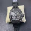 Replica RM11 Carbon Black Rubber Strap Watch