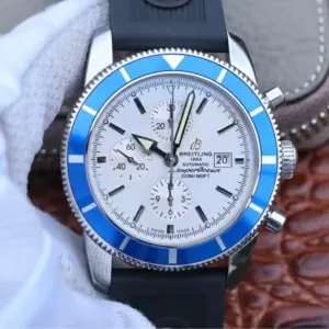 Replica Breitling Superocean Heritage 46MM White Dial With Blue Bezel
