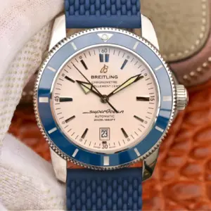 Replica Breitling SuperOcean Heritage II 44MM Black Dial With Rubber Strap