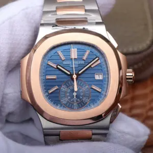 Replica Patek Philippe Nautilus 5980 Chronograph Two Tone Band