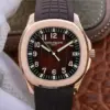Replica Patek Philippe Aquanaut with Brown Strap