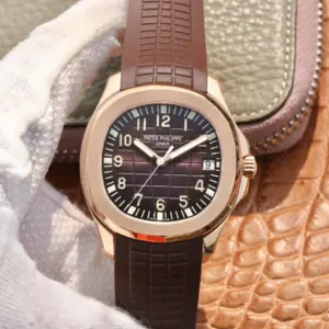 Replica Patek Philippe Aquanaut With Rose Gold Case