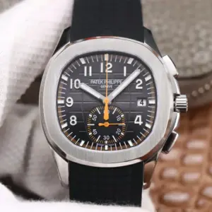 Replica Patek Philippe Aquanaut 5164A With Black Strap