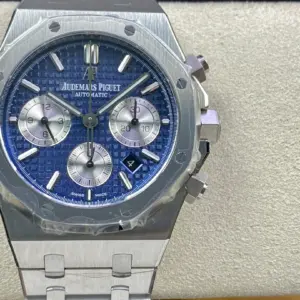 Replica Audemars Piguet Royal Oak Chronograph Blue Dial Watch