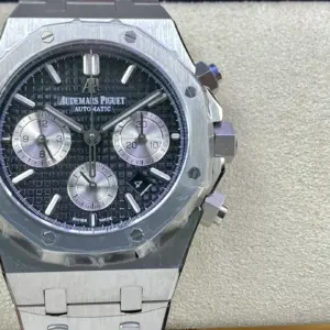 Replica Audemars Piguet Royal Oak Black Dial Chronograph Watch