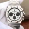Replica Audemars Piguet Royal Oak White Dial Chronograph Watch