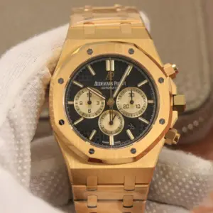 Replica Audemars Piguet Royal Oak Chronograph 18K Gold on 904L Steel