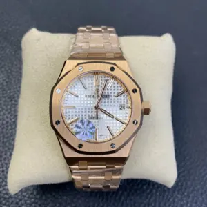 Replica Audemars Piguet Royal Oak 18K Gold wrapped 15400S 41mm 1:1 Superclone
