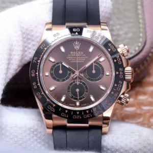 REPLICA 18K YELLOW-GOLD ROLEX DAYTONA 116515LN EVEROSE CERACHROM WATCH