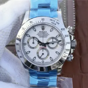 Replica Rolex Cosmograph Daytona 116520 White Dial Original Cal.4130 Movement - Ultimate