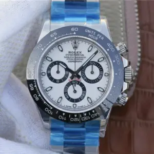 Replica Rolex Cosmograph Daytona Ceramic Bezel with Oysterlock Safety Clasp