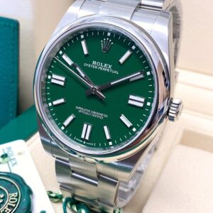 Replica Rolex 36MM Green Dial Oyster Perpetual Watch