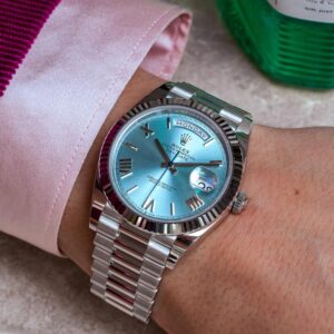 Replica Rolex Day Date 40MM Blue Dial Watch