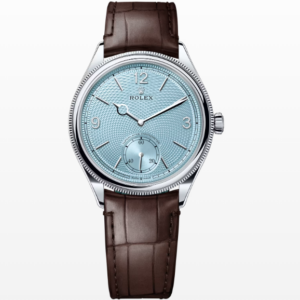 Replica Rolex Perpetual 1908 Brown Leather Strap 39MM Watch, New Type