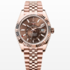 Replica Rolex Sky-Dweller Chocolate Dial Rose Gold Jubilee 42MM Watch